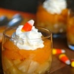 Healthy Halloween Candy Corn Fruit Parfaits for Weight Watchers