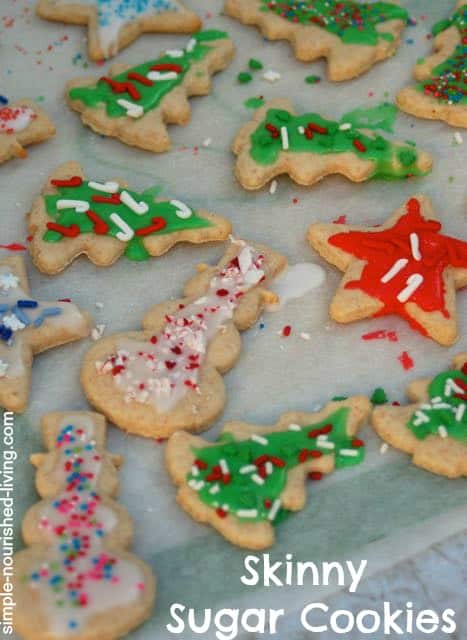 skinny healthier sugar cookies