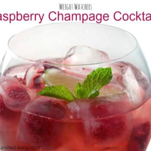 Weight Watchers Raspberry Champagne Cocktails