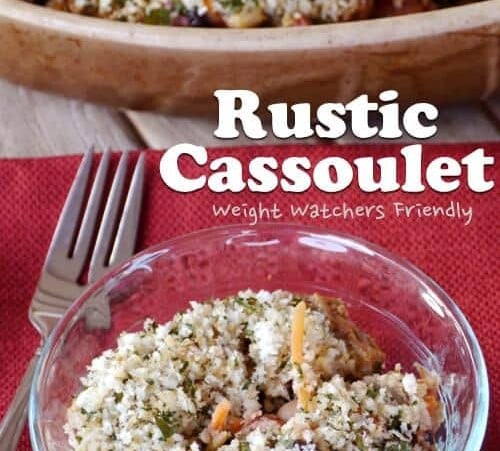 Weight Watchers Friendly Rustic Cassoulet