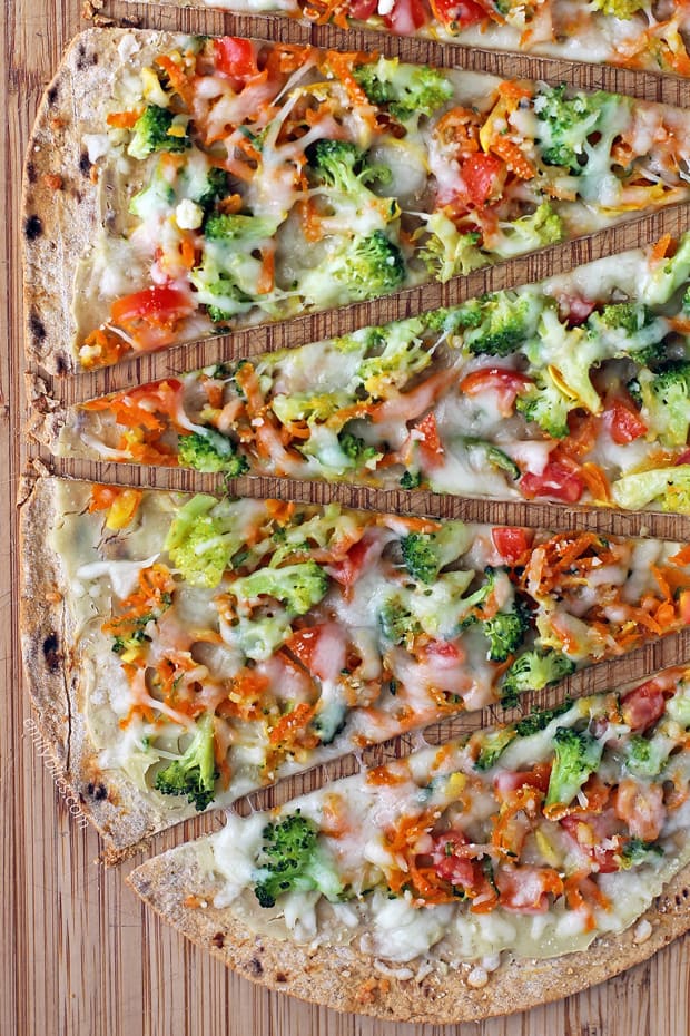 Veggie Flatbread Pizza