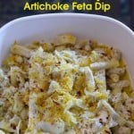 Easy Artichoke Dip with Feta Cheese