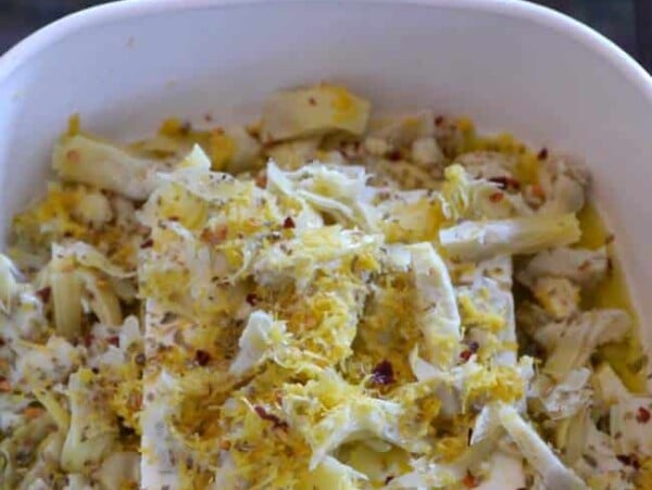Easy Artichoke Dip with Feta Cheese