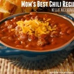Mom's Best Chili Recipe Ever with Weight Watchers Points