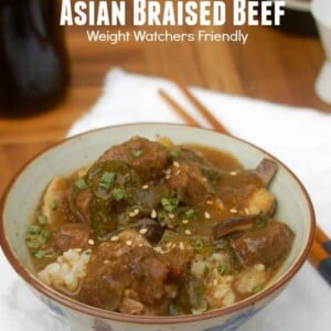 slow cooker asian braised beef