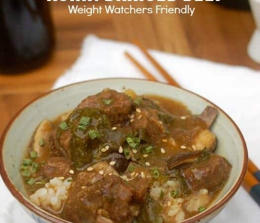 slow cooker asian braised beef