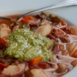 Weight Watchers Friendly Slow Cooker Vegetarian Minestrone Soup - 5 SmartPoints
