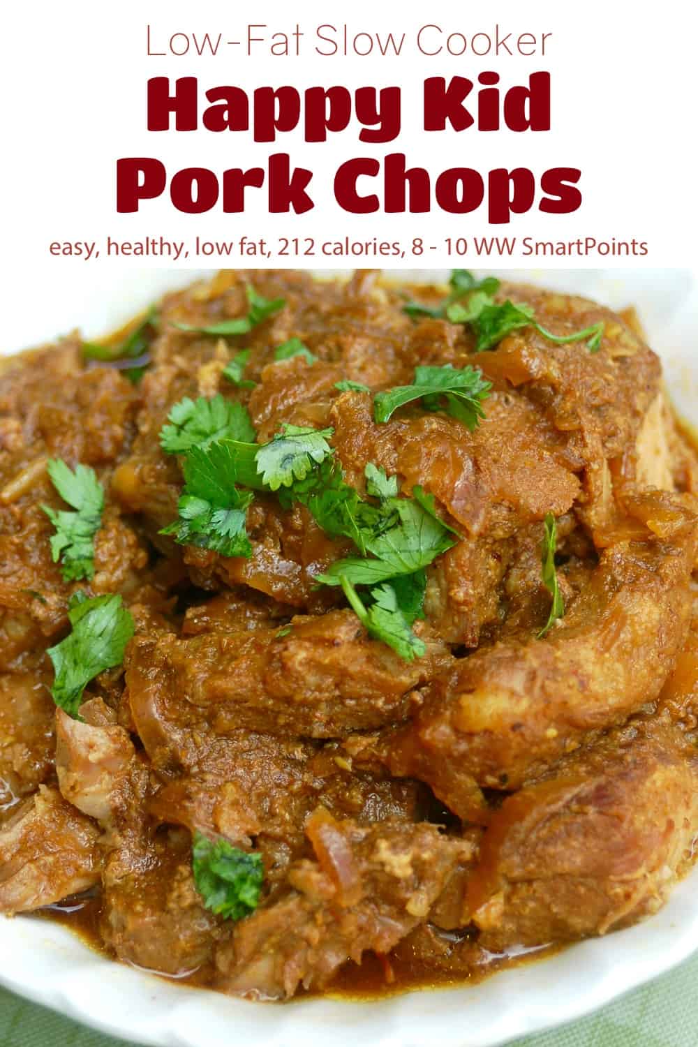 Happy Kid Slow Cooker Pork Chops Recipe | Simple Nourished Living