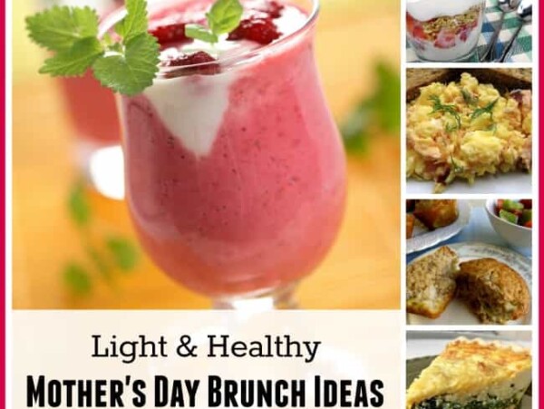 Weight Watchers Mother's Day Brunch Recipes Collage