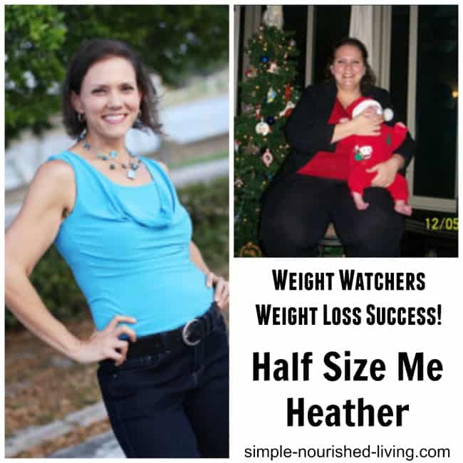 Weight Watchers Success Story - Half Size Me Heather