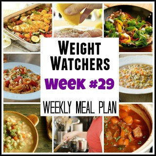 Weight Watchers Meal Plans with Points