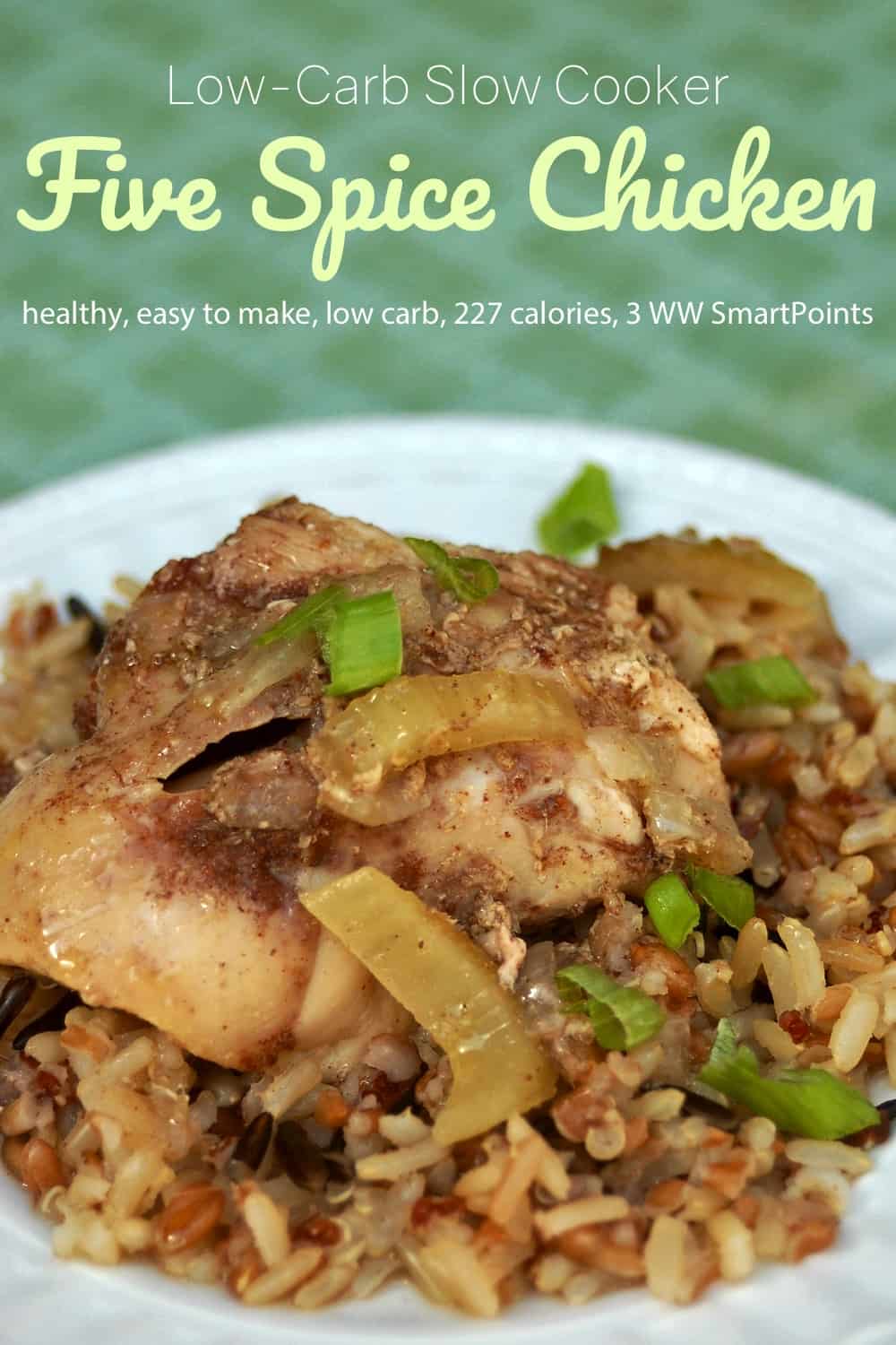 Skinny Slow Cooker Five Spice Chicken | Simple Nourished Living