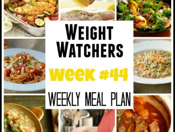 Weight Watchers Weekly Meal Plan #44