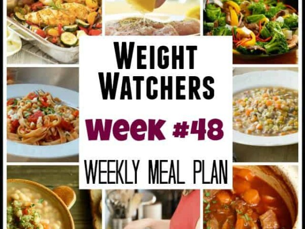 Weight Watchers Weekly Meal Plan #48