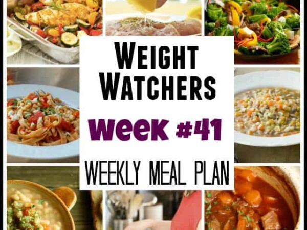 weight watchers weekly meal plan week 41