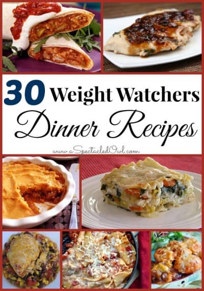 Weight Watchers Recipes with Points for Dinner