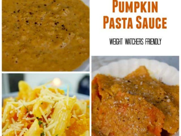Skinny Slow Cooker Pumpkin Pasta Sauce - 3 Weight Watchers SmartPoints