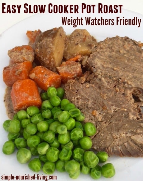 Weight Watchers Easy Slow Cooker Pot Roast