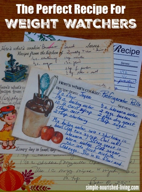 The Perfect Recipe for Weight Watchers