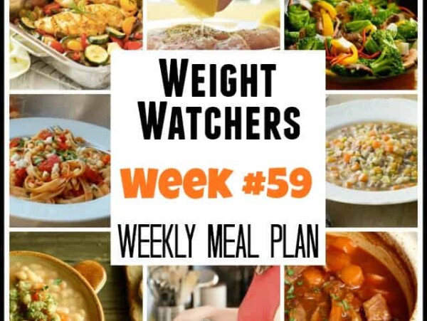 Weight Watchers Weekly Meal Plan 59