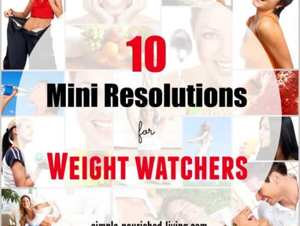 10 mini resolutions for weight watchers