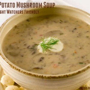 Weight Watchers Creamy Potato Mushroom Soup - 5 Smart Points