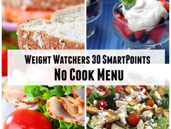 Weight Watches SmartPoints No Cook Menu