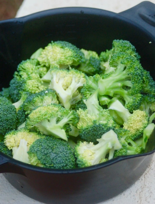 broccoli in pampered chef microwave steamer