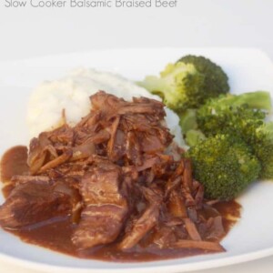 Slow Cooker Balsamic Beef - 4 Weight Watchers SmartPoints