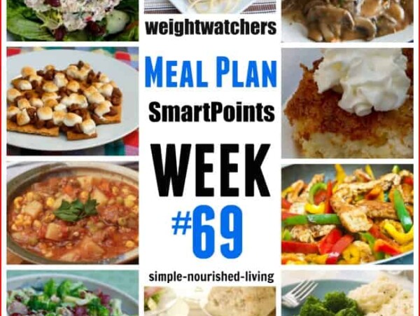Weight Watchers Weekly Meal Plan Week 69