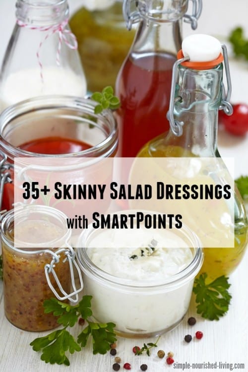 Weight Watchers Skinny Salad Dressings with SmartPoints