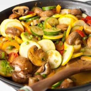 Easy Healthy Zucchini Mushroom Tomato Skillet Just 1 Weight Watchers SmartPoints