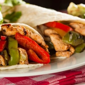 Easy Healthy Chicken Fajitas for Weight Watchers