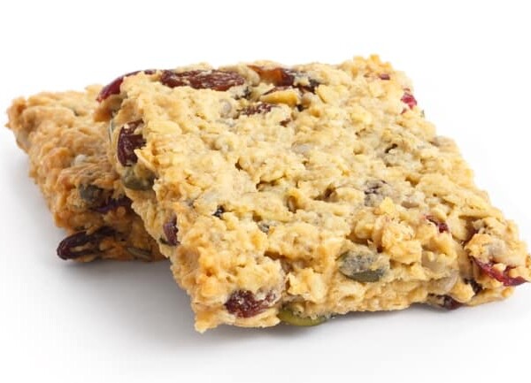 Ellies Healthy Energy Bars Granola Weight Watchers 5 SmartPoints close up white background