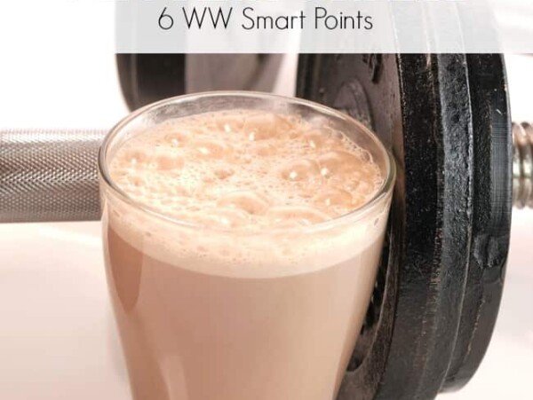 Weight Watchers Friendly Chocolate Peanut Butter Banana Protein Shake - 6 SmartPoints
