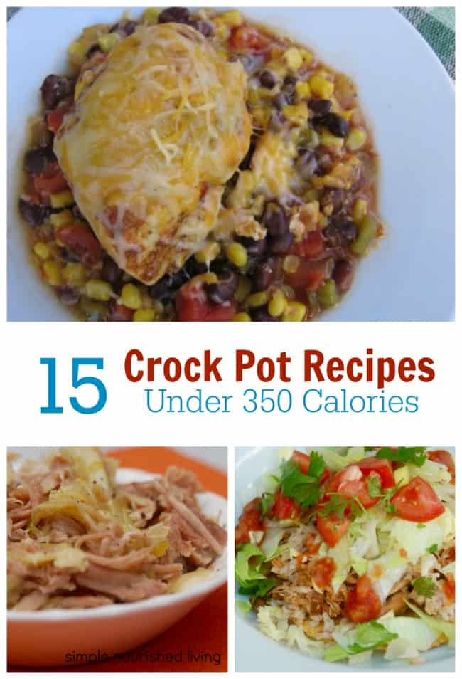 15 Crock Pot Recipes with Under 350 Calories