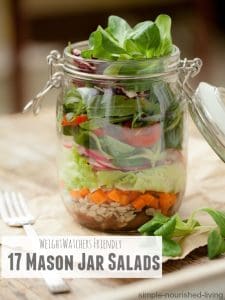 17 weight watchers mason jar salads