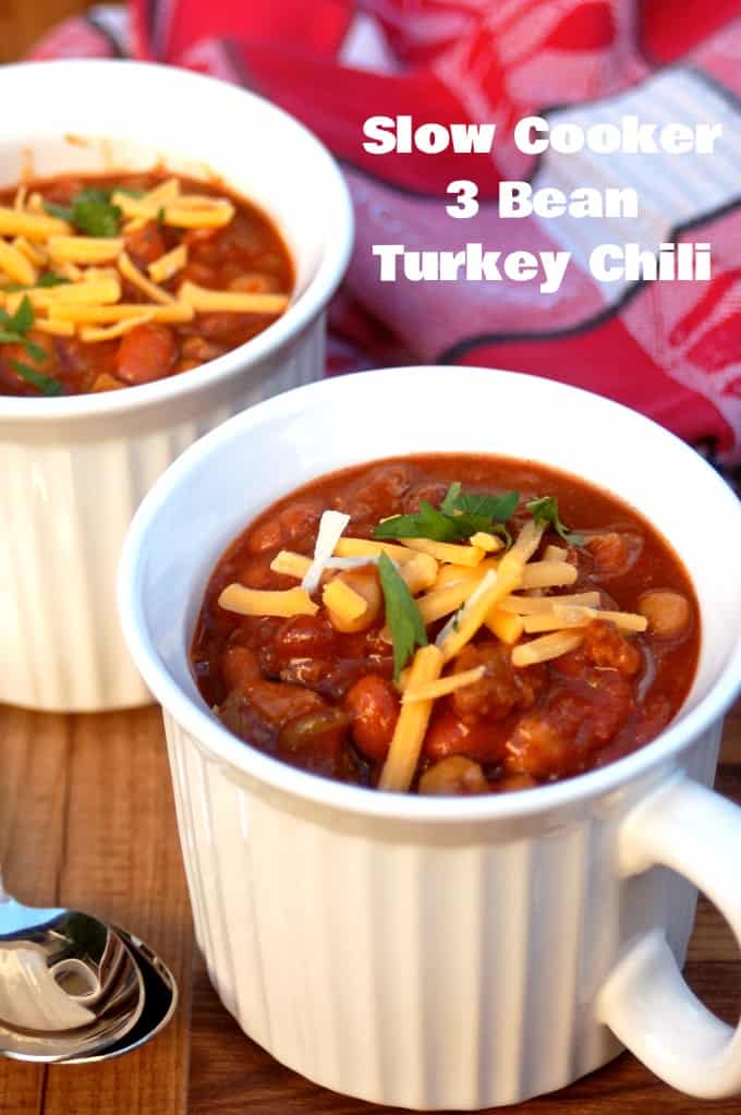 Slow Cooker 3 Bean Turkey Sausage Chili Simple Nourished Living