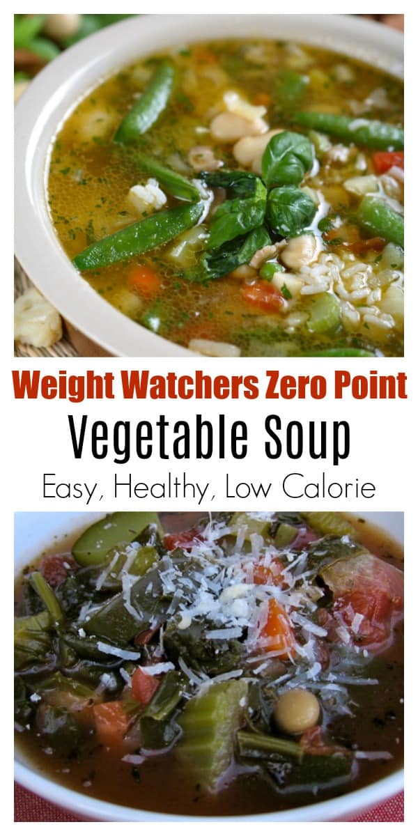 Weight Watchers 0 Point Vegetable Soup Recipe | Simple Nourished Living