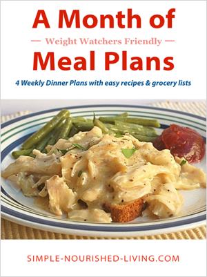 A Month of Weight Watchers Friendly Meal Plans