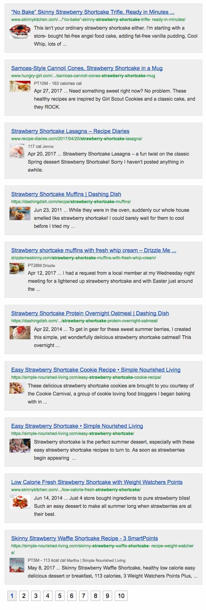 Weight Watchers Search Results Strawberry Shortcake
