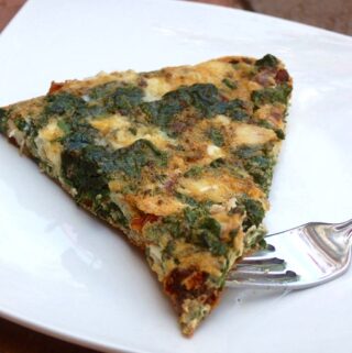 WW Greek Frittata with Spinach & Feta Cheese | Simple Nourished Living