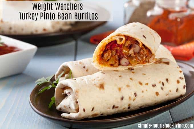 Weight Watchers Turkey Pinto Bean Burritos