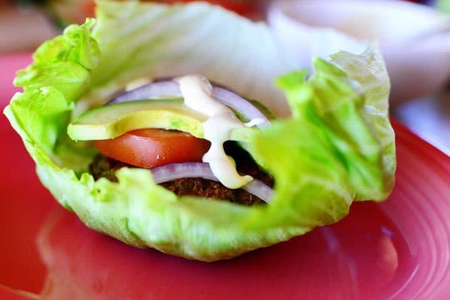Low Carb Burger from The Pioneer Woman