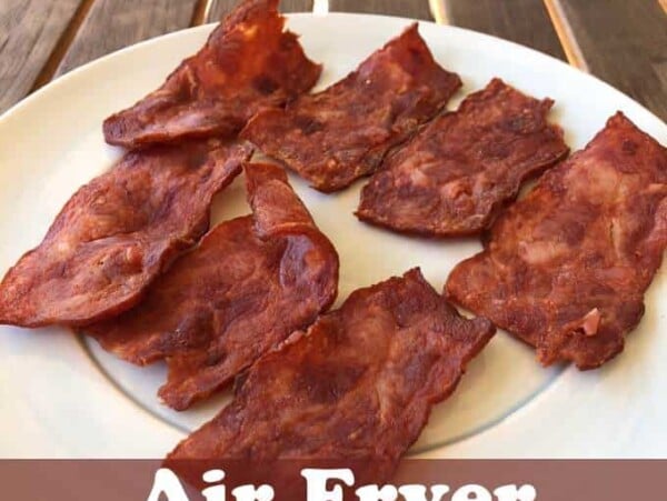 Air Fryer Turkey Bacon - Weight Watchers Friendly Recipe