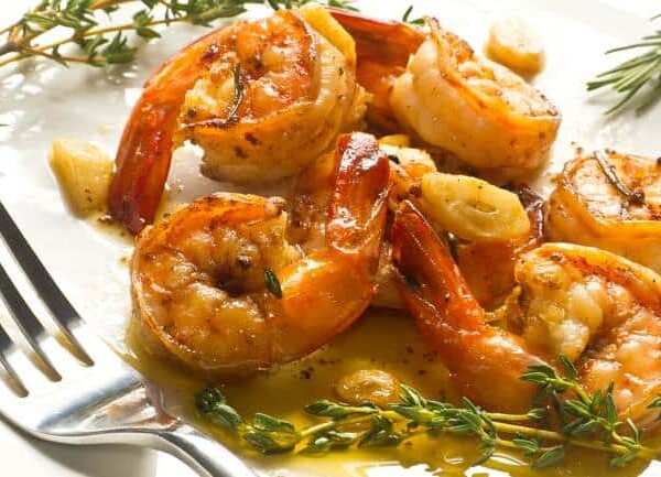 Shrimp with Garlic, oil and Hot Peppers 5 Weight Watchers SmartPoints