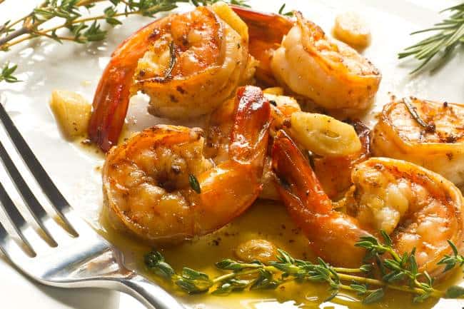 Shrimp with Garlic, Oil and Hot Peppers 5 Weight Watchers SmartPoints