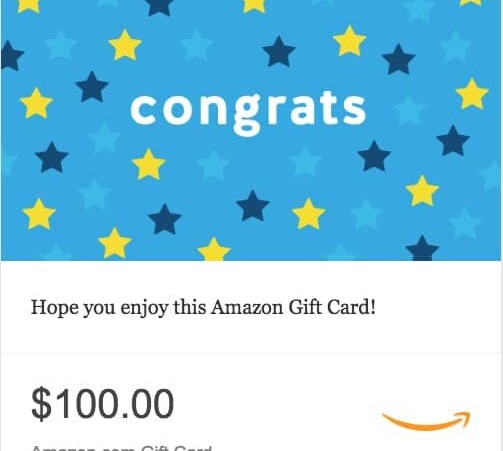$100 Amazon Gift Card from Simple Nourished Living