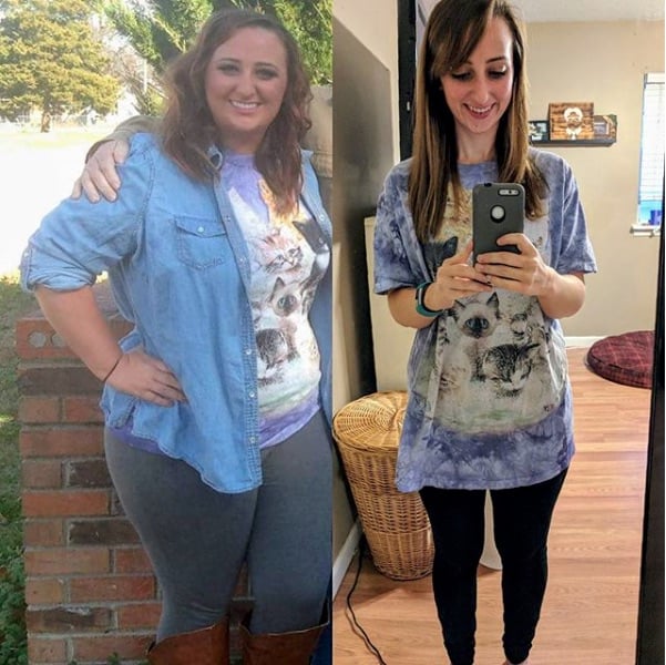 Hayleigh's Weight Loss Success Story Before and After