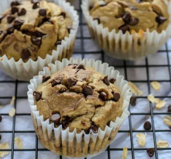 Skinny Banana Oatmeal Blender Muffins - Just 3 WW Freestyle SmartPoints from WellPlated.com